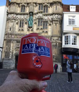 Collecting for the Poppy Appeal 2017