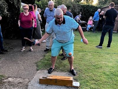 Canterbury Rotarians fight it out in Bat & Trap challenge