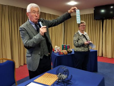 A fun evening of bingo for Rotarians & guests