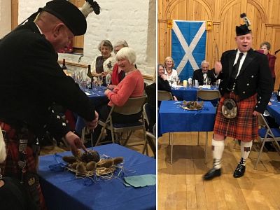 A fun fundraiser: a celebration of Burns night! 