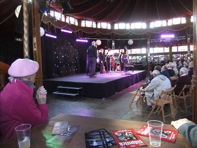 Rotarians attend concert at Spiegeltent, Canterbury Festival