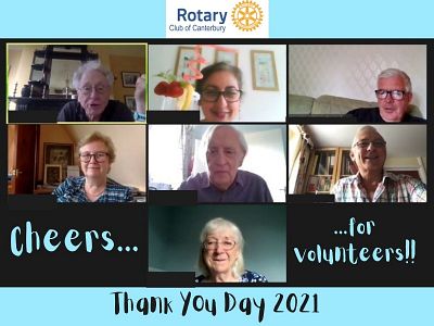 Cheers for volunteers!