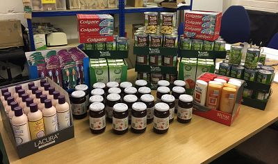 Canterbury Food Bank receives supplies bought with our donations