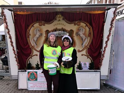 Collecting for The Lord Mayor of Canterbury's Christmas Gift Fund 