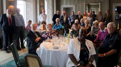 Rotarians and guests on their Dover Trip