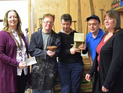 Donation to The Fifth Trust for woodwork equipment