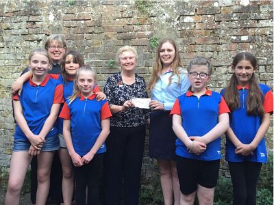 Donation to Harbledown Guides