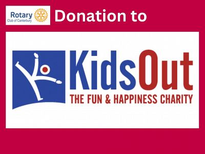 Donation to KidsOut - the fun & happiness charity