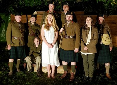 An open-air performance at Nonington of Macbeth 