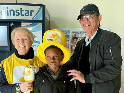 Helping Marie Curie UK with a collection at Morrisons