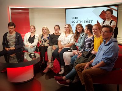 MGSE at the BBC studio