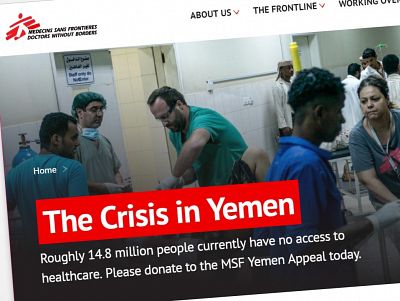 MSF website screen grab