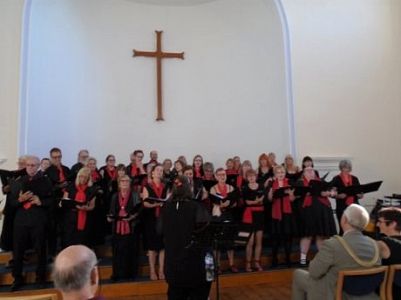 The Mustard Seed Singers in action. 