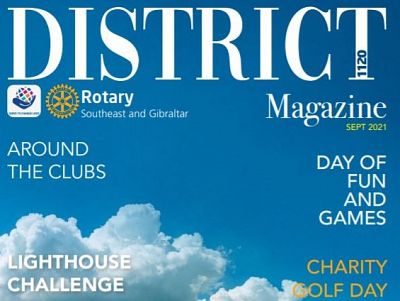 Our Club is mentioned in the new District Magazine!