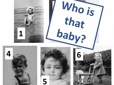 A bit of fun and fundraising: Who is that baby?