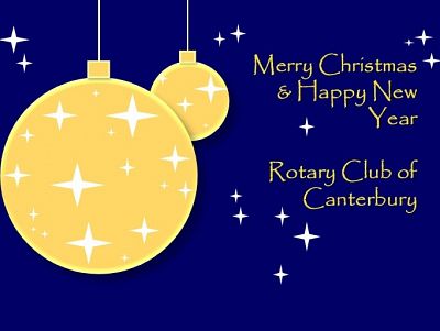 Christmas greetings to supporters and fellow Rotarians!