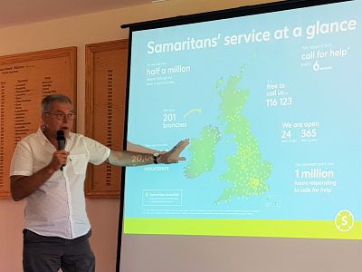 Lunch talk: Peter Lansley, Canterbury Samaritans