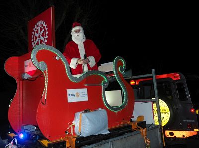 Santa's sleigh - Rotary Club of Canterbury Sunrise