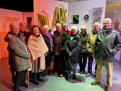 Students' sari exhibition is a colourful hit!