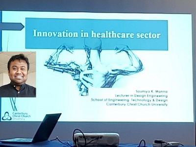 Evening talk: Innovation in healthcare, Soumya Manna