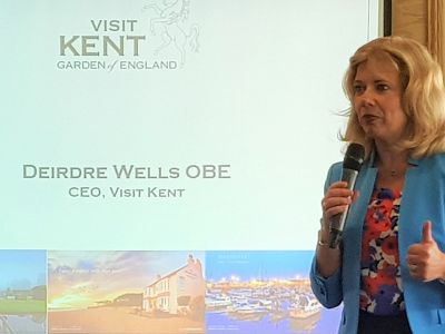 Lunchtime talk: Visit Kent, Deirdre Wells, OBE